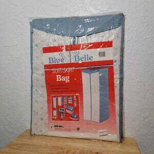 Deadstock Blue Belle Country Farm Goose Dress Suit Bag CorrPack 1987 15x20x42